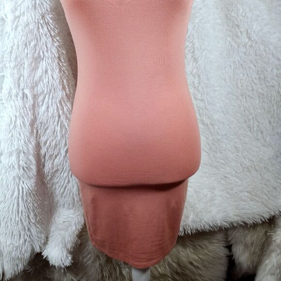 FOREVER 21 PINK BODYCON TANK DRESS SZ.S EUC - Picture 4 of 7